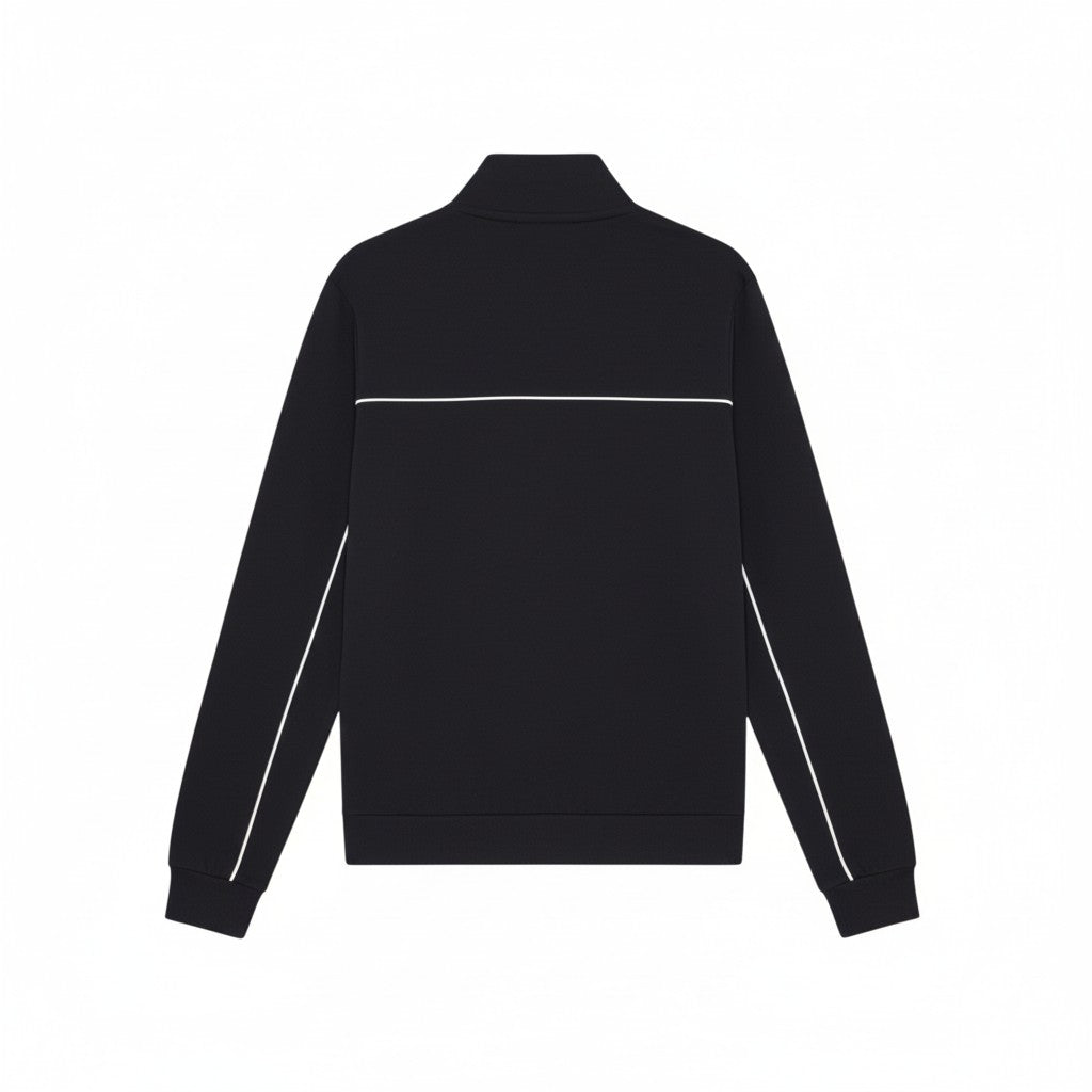 Lyle & Scott - Mens Piped Full Zip Track Top - Dark Navy - ML2507V Z271 - Wildvine Clothing, Spalding, Lincolnshire