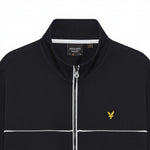 Lyle & Scott - Mens Piped Full Zip Track Top - Dark Navy - ML2507V Z271 - Wildvine Clothing, Spalding, Lincolnshire