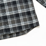 Lyle & Scott - Mens Brushed Cotton Check Shirt - Jet Black/ Limestone Y063 - Wildvine Clothing, Spalding, Lincolnshire
