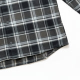 Lyle & Scott - Mens Brushed Cotton Check Shirt - Jet Black/ Limestone Y063 - Wildvine Clothing, Spalding, Lincolnshire