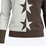 Alice Collins - Madison Pullover - Chocolate Chip/Winter White - 037A029 - Wildvine Clothing, Spalding, Lincolnshire
