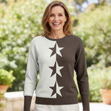 Alice Collins - Madison Pullover - Chocolate Chip/Winter White - 037A029 - Wildvine Clothing, Spalding, Lincolnshire