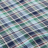 Fynch-Hatton Men's Regular Short Sleeve Casual Shirt - Madras Check – Marine - Wildvine Clothing, Spalding, Lincolnshire