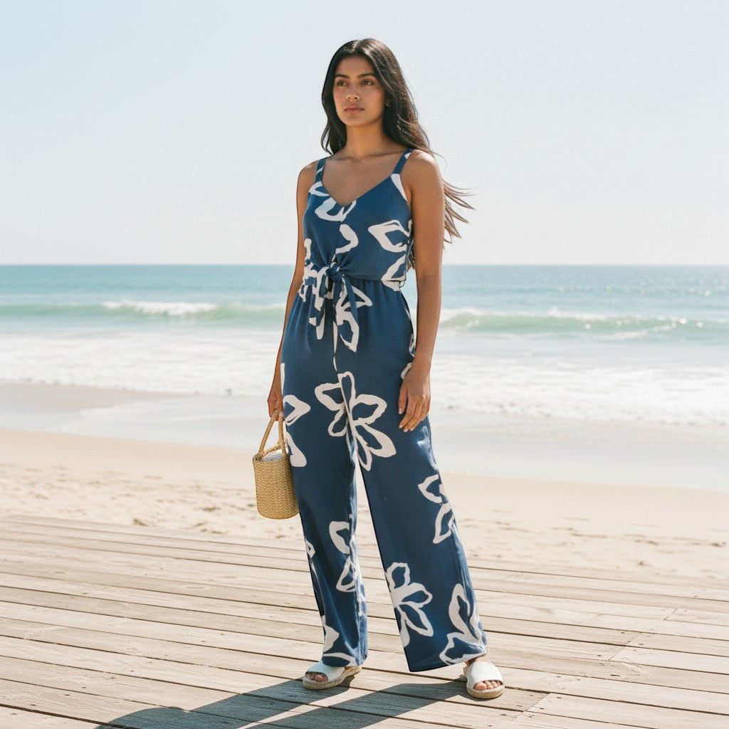 Alice Collins - Mairi Jumpsuit - Rich Navy - Wildvine Clothing, Spalding, Lincolnshire