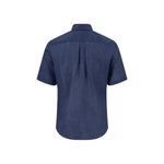 Fynch-Hatton Men's Summer Linen Short Sleeve Casual Shirt - Marine - Wildvine Clothing, Spalding, Lincolnshire