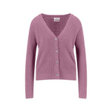 Fynch-Hatton - Ladies Cardigan Cotton - Mauve Rose 455 - Wildvine Clothing, Spalding, Lincolnshire