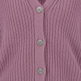 Fynch-Hatton - Ladies Cardigan Cotton - Mauve Rose 455 - Wildvine Clothing, Spalding, Lincolnshire
