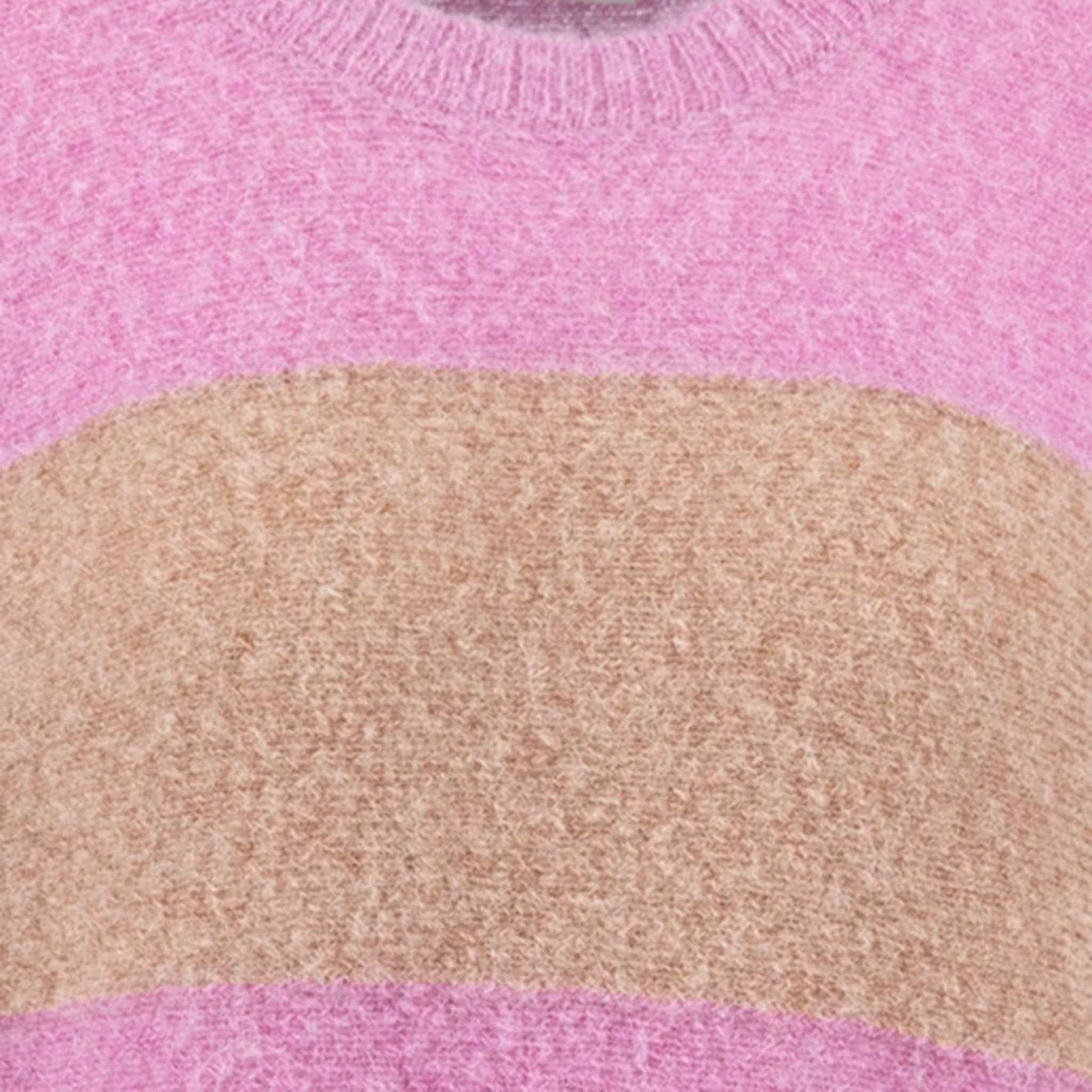 Fynch-Hatton - Ladies Knitwear - Stripe - Mauve Rose 455 - Wildvine Clothing, Spalding, Lincolnshire