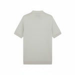 Lyle & Scott - Mens Cotton Argyle Short Sleeve Knitted Polo - Light Grey Marl/ Opal Blue - KN2491V Y391 - Wildvine Clothing, Spalding, Lincolnshire