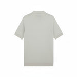 Lyle & Scott - Mens Cotton Argyle Short Sleeve Knitted Polo - Light Grey Marl/ Opal Blue - Wildvine Clothing, Spalding, Lincolnshire
