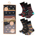 Jackdaw - Mens Bamboo Socks - Gift Box - (3 pairs) 6-11 - Wildvine Clothing, Spalding, Lincolnshire