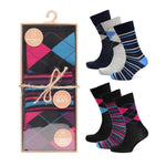 Jackdaw - Mens Bamboo Socks - Gift Box - (3 pairs) - Wildvine Clothing, Spalding, Lincolnshire