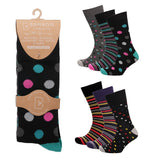 Jackdaw - Mens Bamboo Socks - Non Elastic - (3 pairs) - Wildvine Clothing, Spalding, Lincolnshire