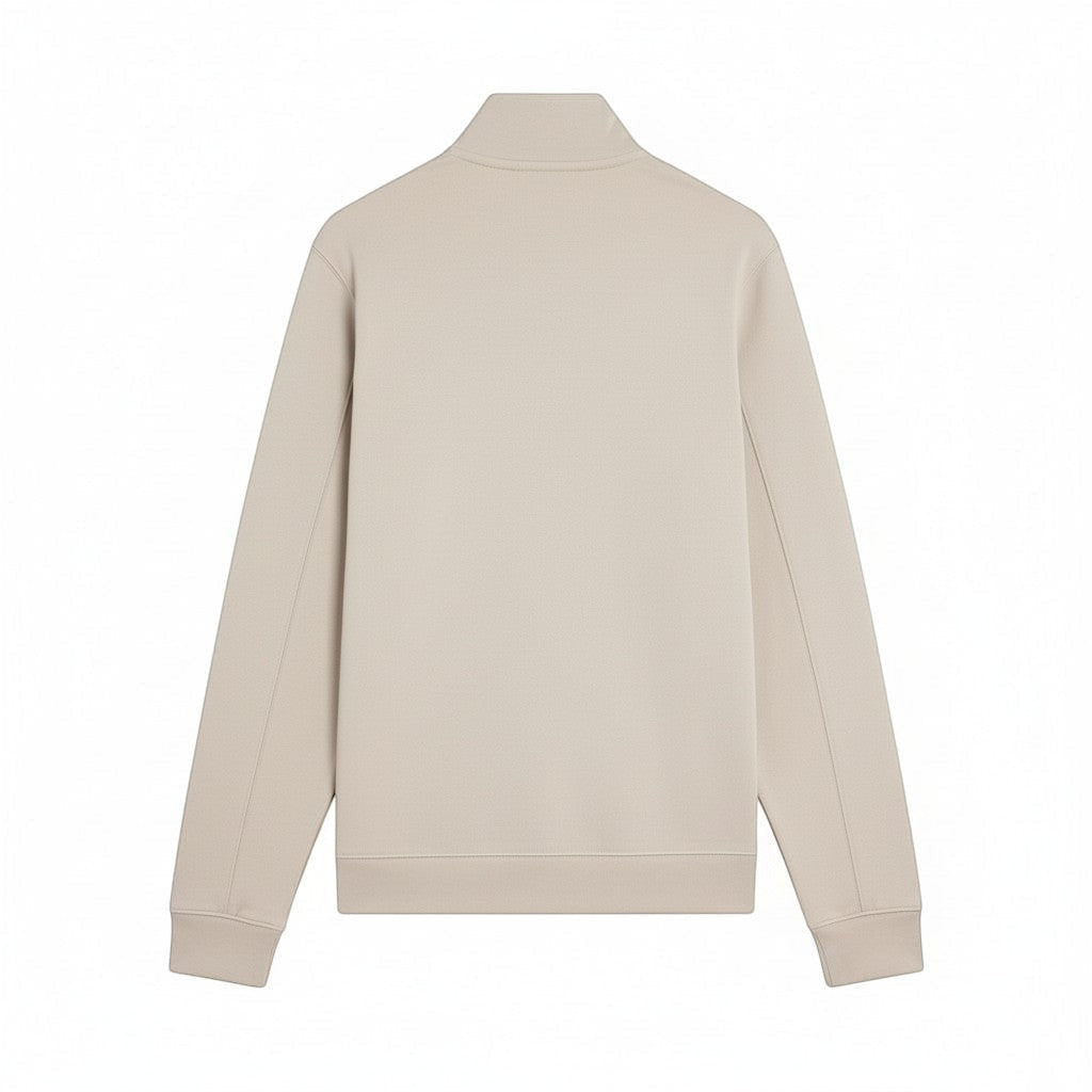 Lyle & Scott - Mens Superfine Quarter Zip Sweatshirt - Cove ML2258TONT W870 - Wildvine Clothing, Spalding, Lincolnshire