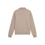 Lyle & Scott - Mens Interlock Jersey Overshirt - Cobblestone X084 - Wildvine Clothing, Spalding, Lincolnshire