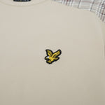 Lyle & Scott - Mens Check Panelled Crewneck Sweatshirt - Cove ML2597V W870 - Wildvine Clothing, Spalding, Lincolnshire