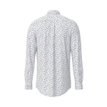 Fynch-Hatton - Mens Shirt - Flower Print - Berry - Wildvine Clothing, Spalding, Lincolnshire