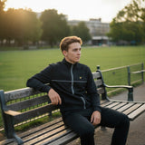 Lyle & Scott - Mens Piped Full Zip Track Top - Dark Navy - ML2507V Z271 - Wildvine Clothing, Spalding, Lincolnshire