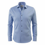 OLYMP - Mens Shirt - Level Five Body Fit -Blue - Wildvine Clothing, Spalding, Lincolnshire