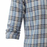 Gurteen - Mens - 100% Linen Shirt - Rome - Modern Fit / LS - Chocolate Check - 5720 691 - Wildvine Clothing, Spalding, Lincolnshire