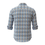 Gurteen - Mens - 100% Linen Shirt - Rome - Modern Fit / LS - Chocolate Check - 5720 691 - Wildvine Clothing, Spalding, Lincolnshire