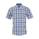 DG's Drifter Mens - Regular Short Sleeve Casual Shirt - Blue - Wildvine Clothing, Spalding, Lincolnshire