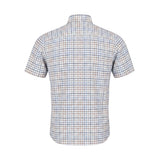 DG's Drifter Mens - Regular Short Sleeve Ivano Casual Shirt - Brown Check - 14822SS 45 - Wildvine Clothing, Spalding, Lincolnshire