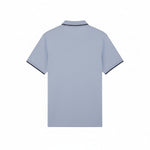 Lyle & Scott - Mens Tipped Polo Shirt - Bubble Blue / Jet Black - SP1524VOGT Y167 - Wildvine Clothing, Spalding, Lincolnshire