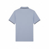 Lyle & Scott - Mens Tipped Polo Shirt - Bubble Blue / Jet Black - SP1524VOGT Y167 - Wildvine Clothing, Spalding, Lincolnshire