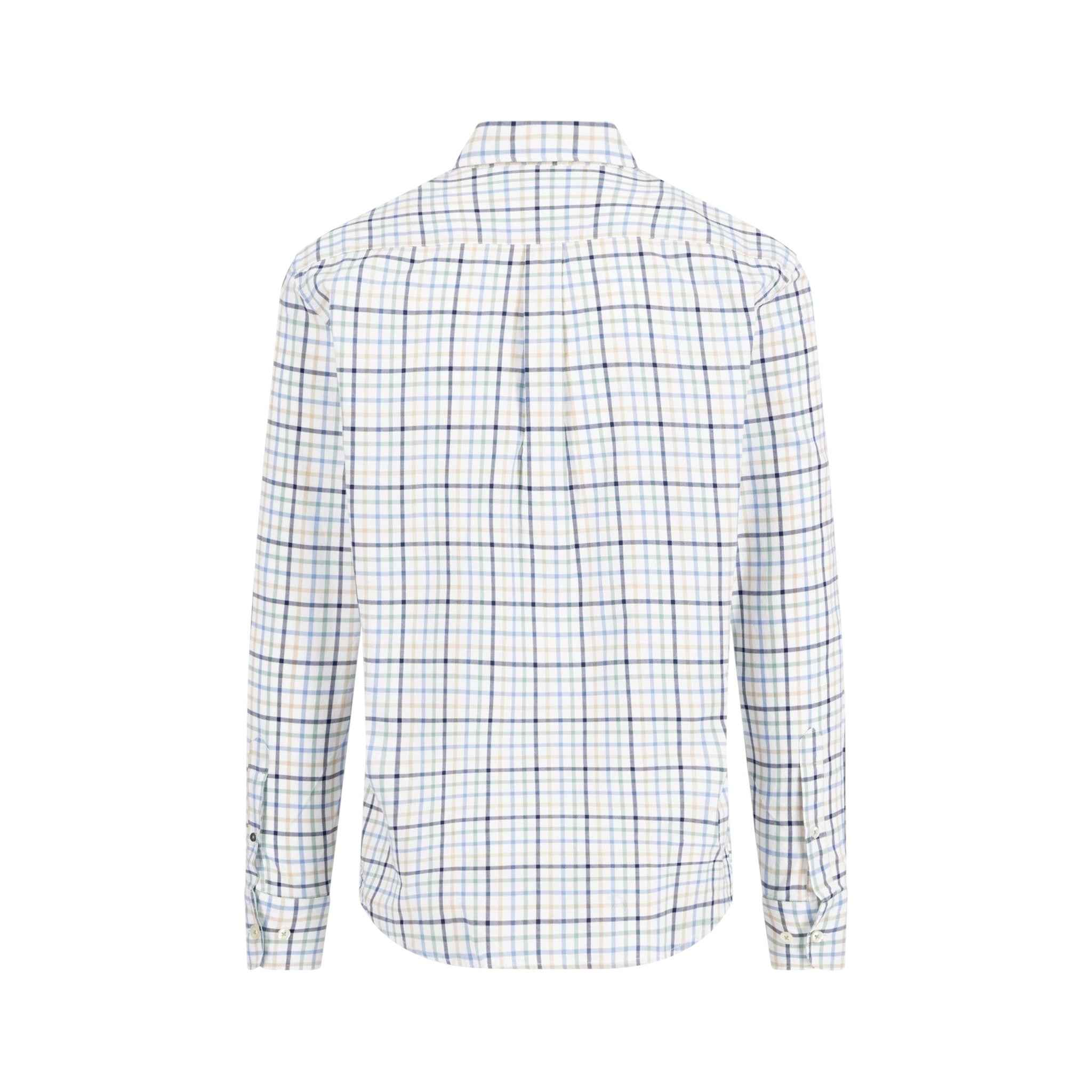 Fynch-Hatton - Mens Shirt - Multicolor Washed Oxford - White 802 - Wildvine Clothing, Spalding, Lincolnshire