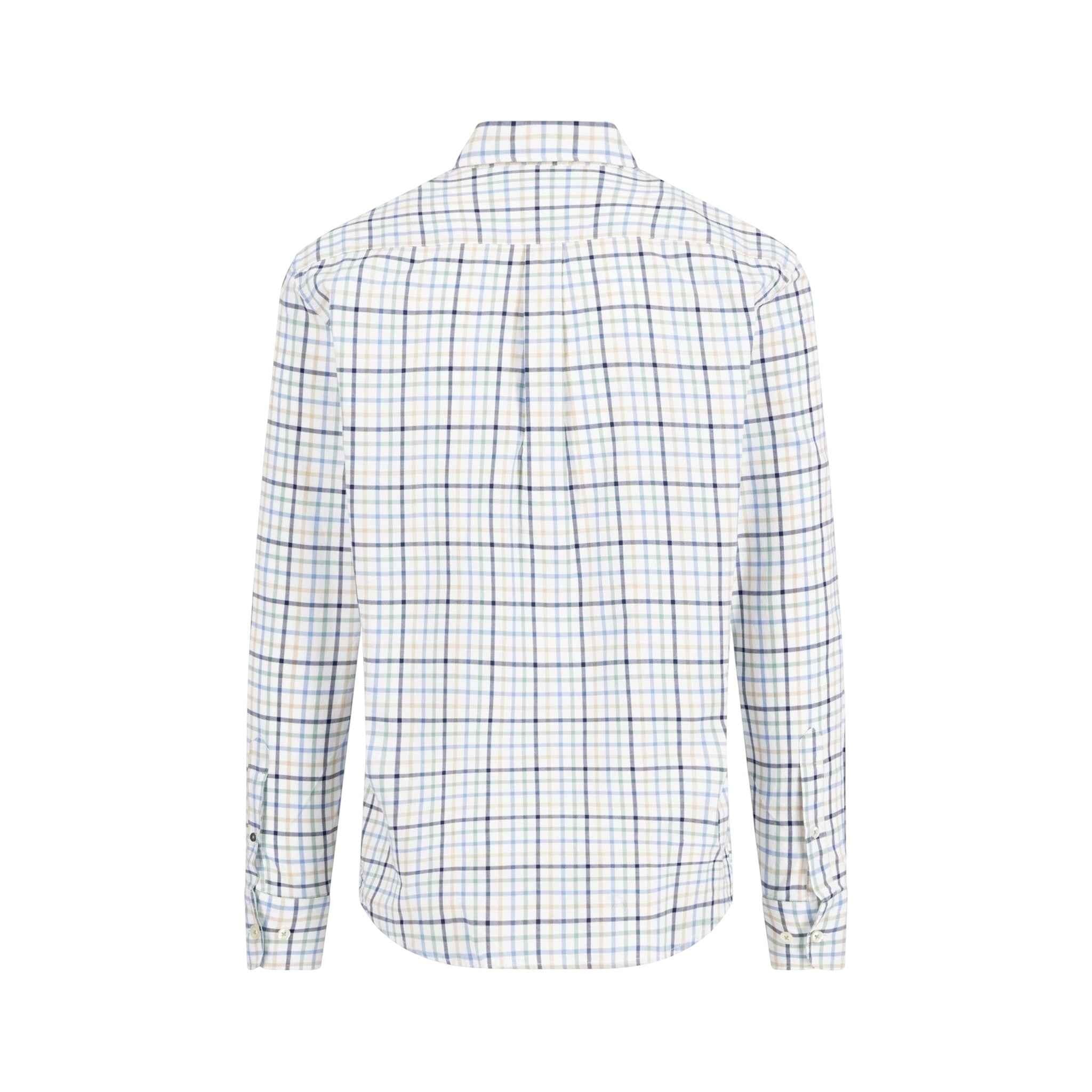 Fynch-Hatton - Mens Shirt - Multicolor Washed Oxford - White 802 - Wildvine Clothing, Spalding, Lincolnshire