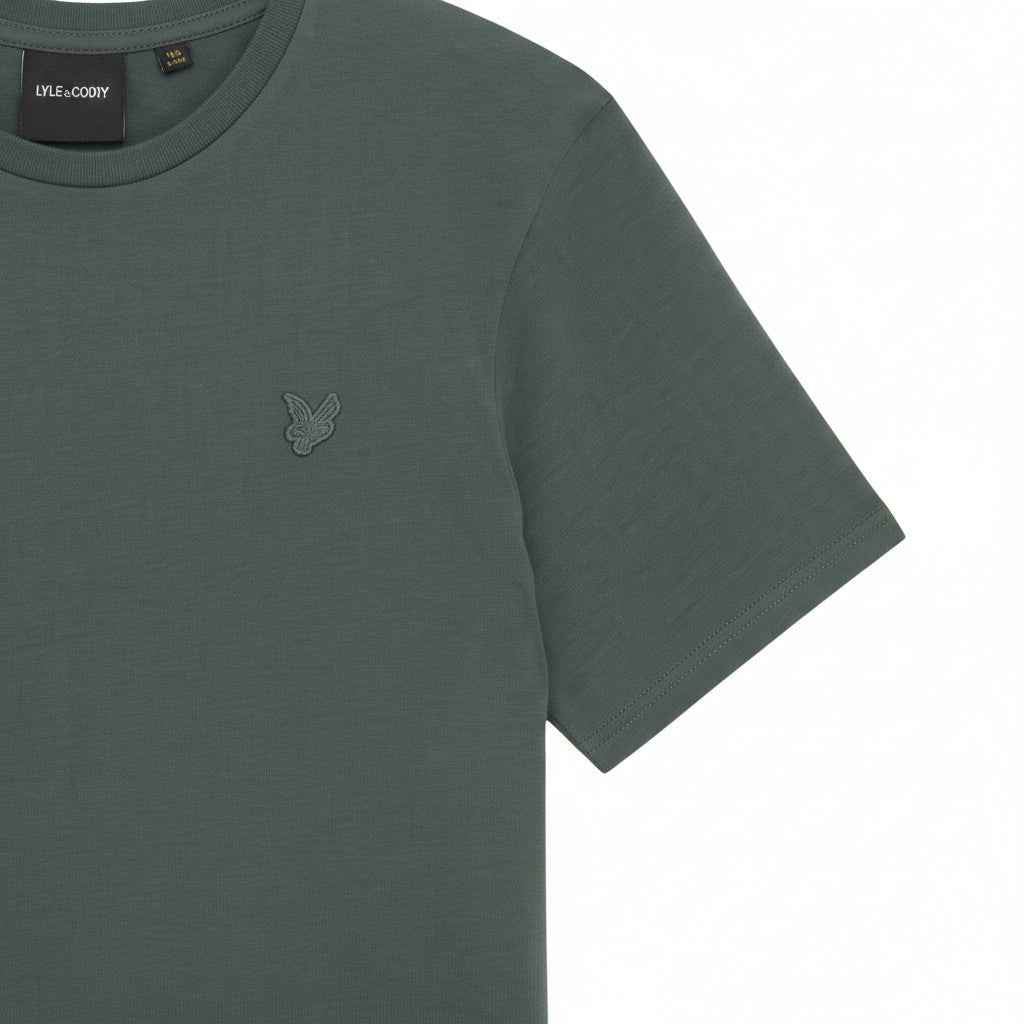 Lyle & Scott - Mens Tonal Eagle T-Shirt - Black Water X887 - Wildvine Clothing, Spalding, Lincolnshire