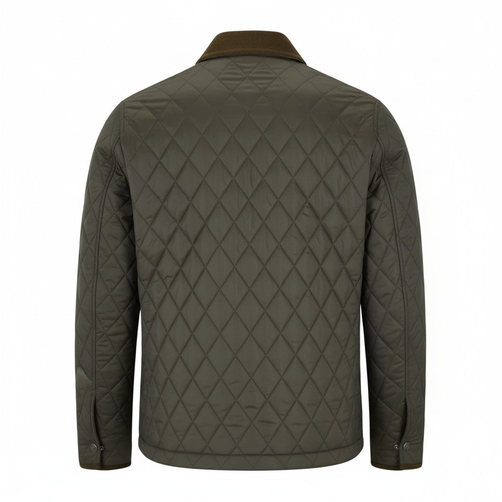 DG's Drifter - Mens - Calder Casual Coat - Dark Green - Wildvine Clothing, Spalding, Lincolnshire