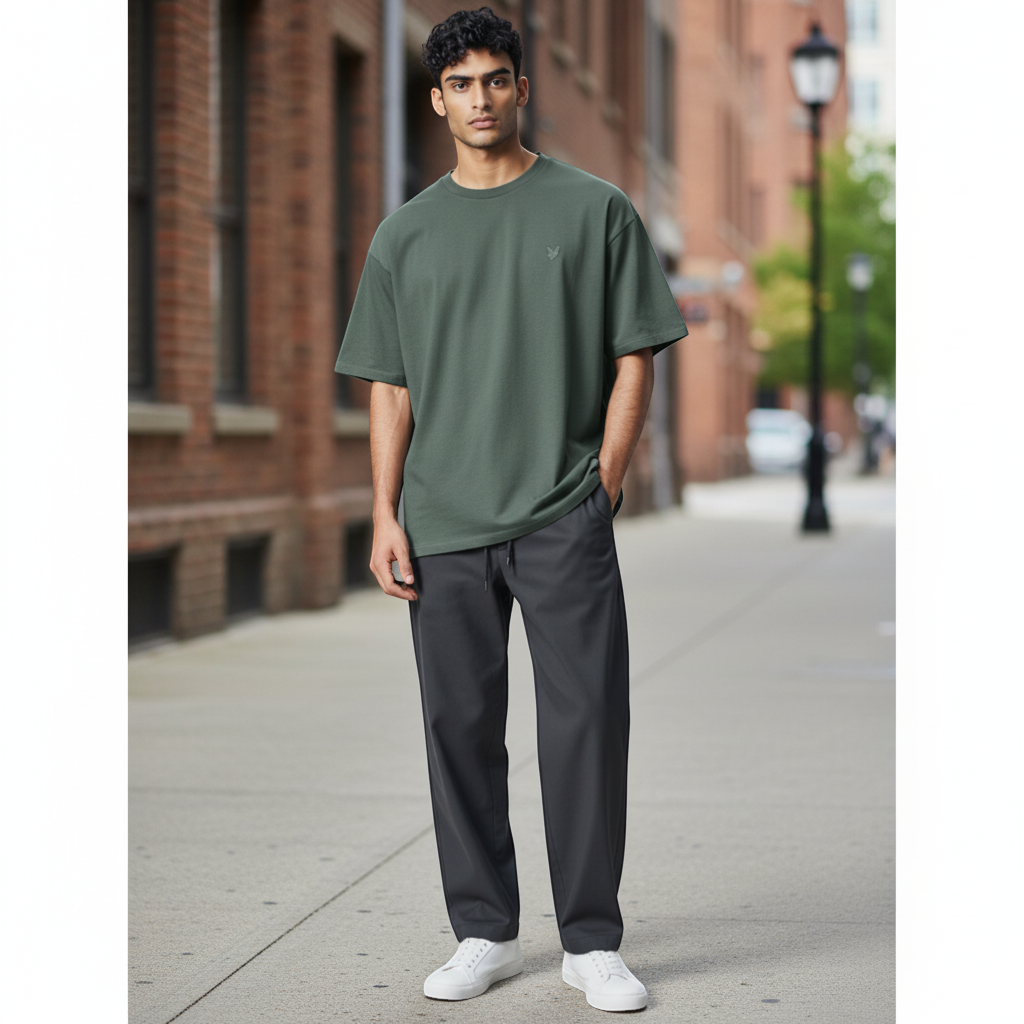 Lyle & Scott - Mens Tonal Eagle T-Shirt - Black Water X887 - Wildvine Clothing, Spalding, Lincolnshire