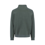 Fynch-Hatton - Mens Knitwear - Sweat Troyer-Zip - Dark Ivy - Wildvine Clothing, Spalding, Lincolnshire