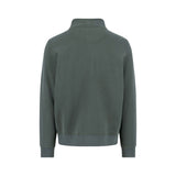 Fynch-Hatton - Mens Knitwear - Sweat Troyer-Zip - Dark Ivy - Wildvine Clothing, Spalding, Lincolnshire