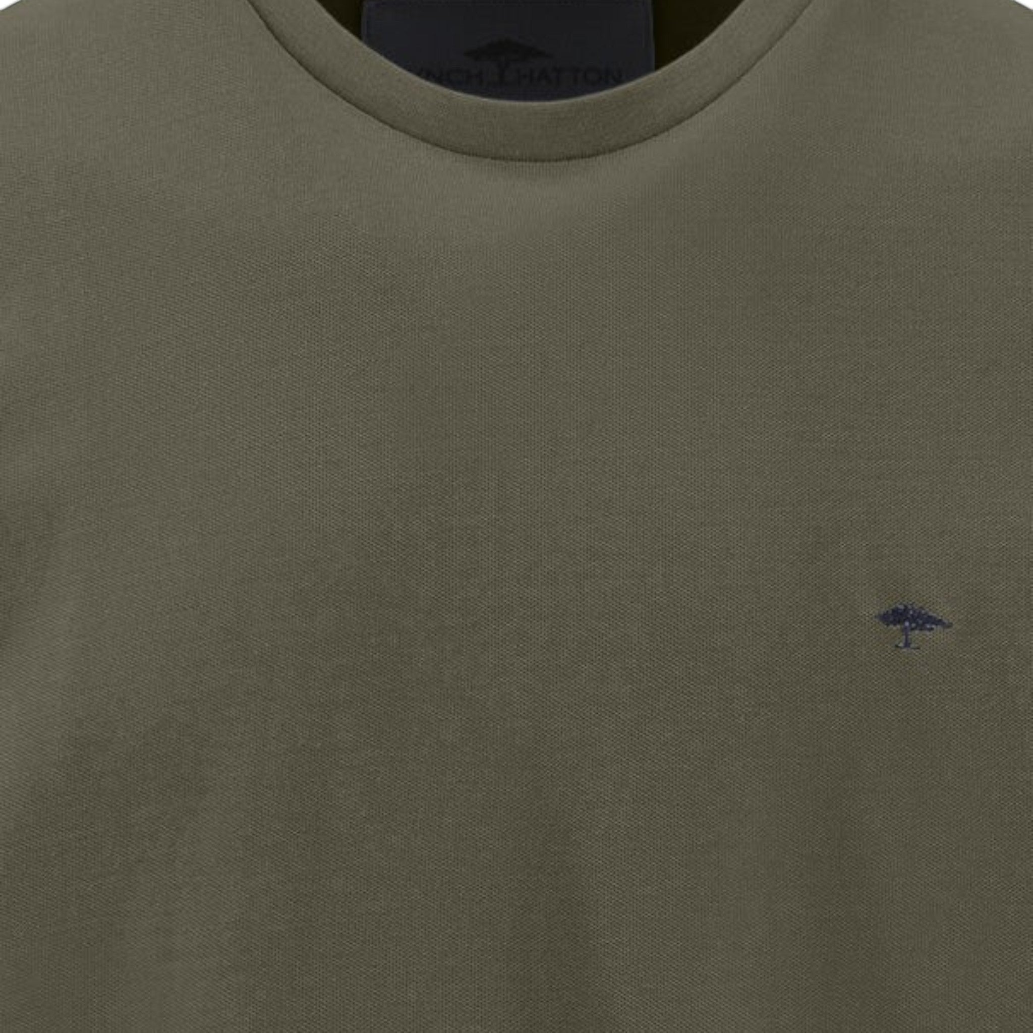 Fynch-Hatton - Mens T-Shirt - Premium Cotton - Dark Khaki - Wildvine Clothing, Spalding, Lincolnshire