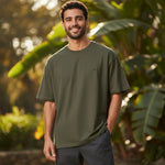 Fynch-Hatton - Mens T-Shirt - Premium Cotton - Dark Khaki - Wildvine Clothing, Spalding, Lincolnshire