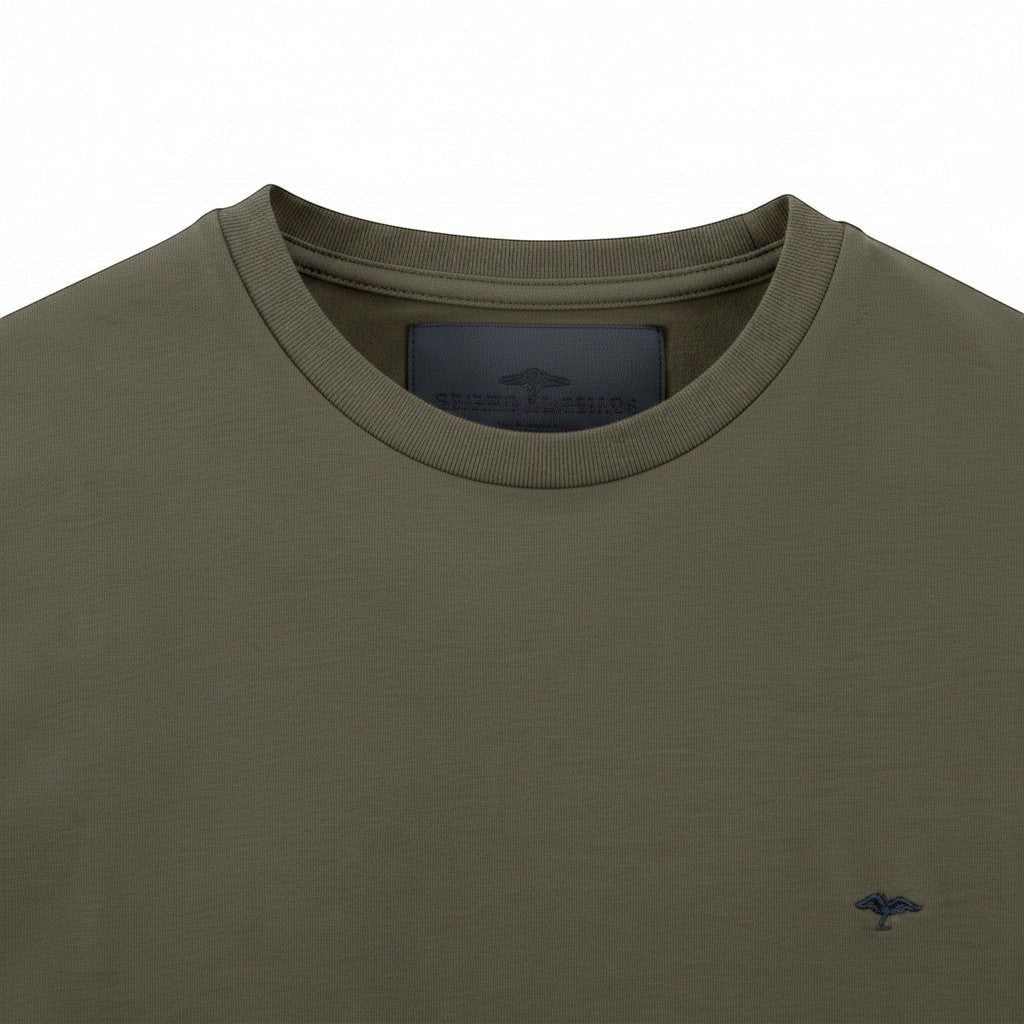 Fynch-Hatton - Mens T-Shirt - Premium Cotton - Dark Khaki - Wildvine Clothing, Spalding, Lincolnshire