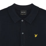 Lyle & Scott - Mens Cotton Knitted Shirt - Dark Navy - KN2415V Z271 - Wildvine Clothing, Spalding, Lincolnshire