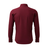 OLYMP - Mens Shirt - Level Five Body Fit - Dark Red - Wildvine Clothing, Spalding, Lincolnshire