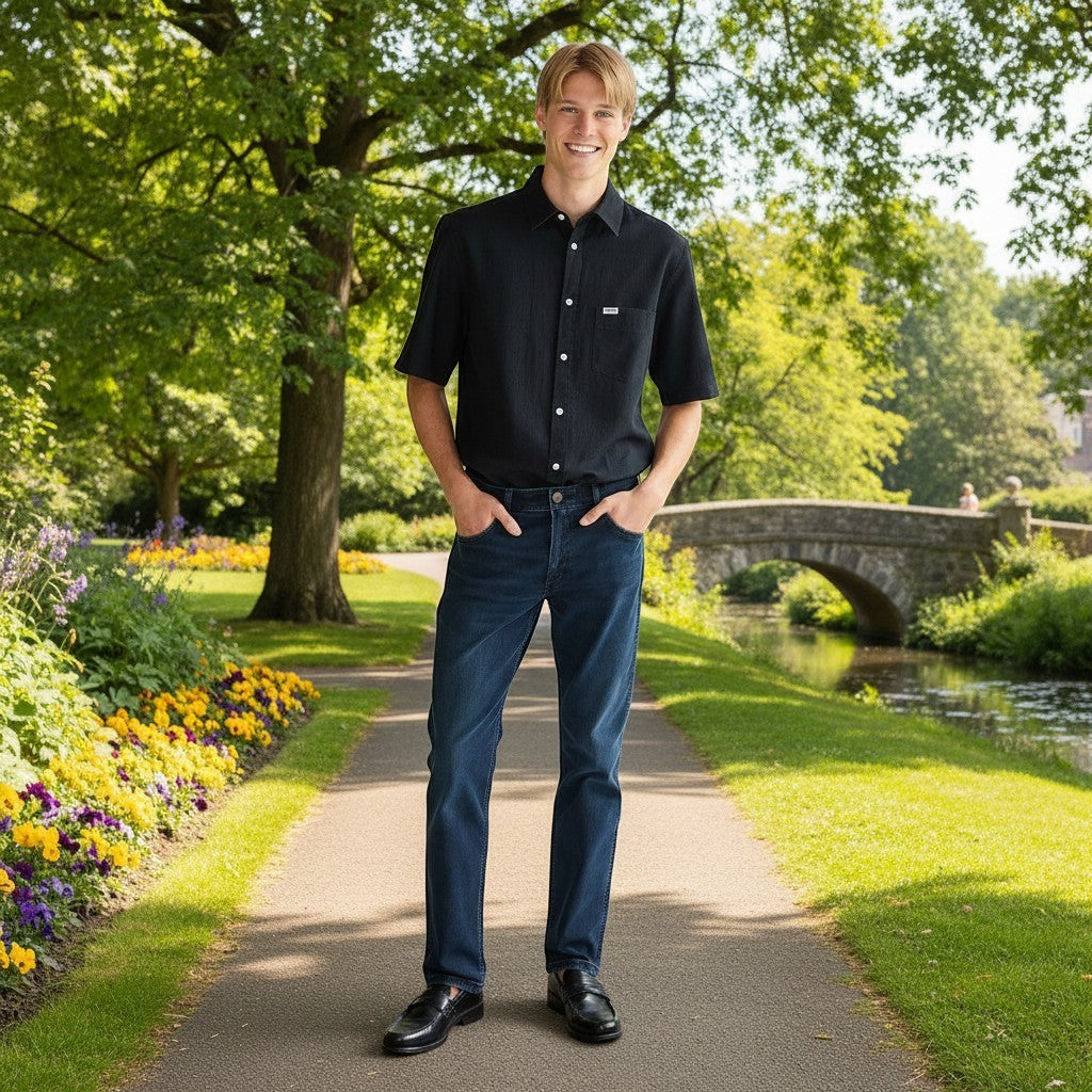 Wrangler Mens Jeans – Greensboro Wild Horse - Regular Fit / Straight Leg - Wildvine Clothing, Spalding, Lincolnshire