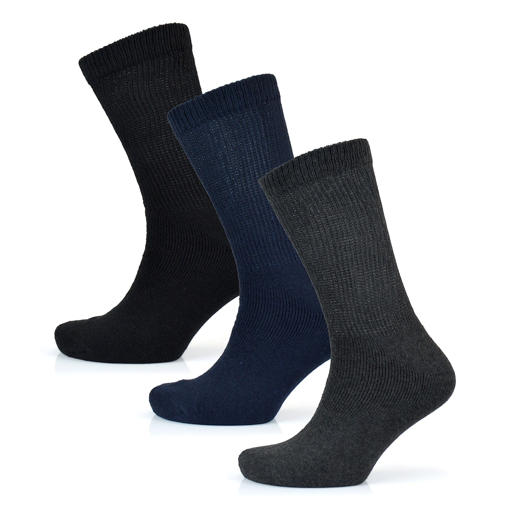 Jackdaw - Mens Diabetic Socks - (3 pairs) - Wildvine Clothing, Spalding, Lincolnshire