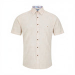 DG's Drifter Mens - Regular Short Sleeve Casual Shirt - Giovanni - Stone - 14501SS 92 - Wildvine Clothing, Spalding, Lincolnshire