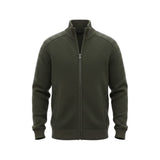 Jackdaw - Mens Noah Full Zip Fleece Lined Jumper - Green - Wildvine Clothing, Spalding, Lincolnshire