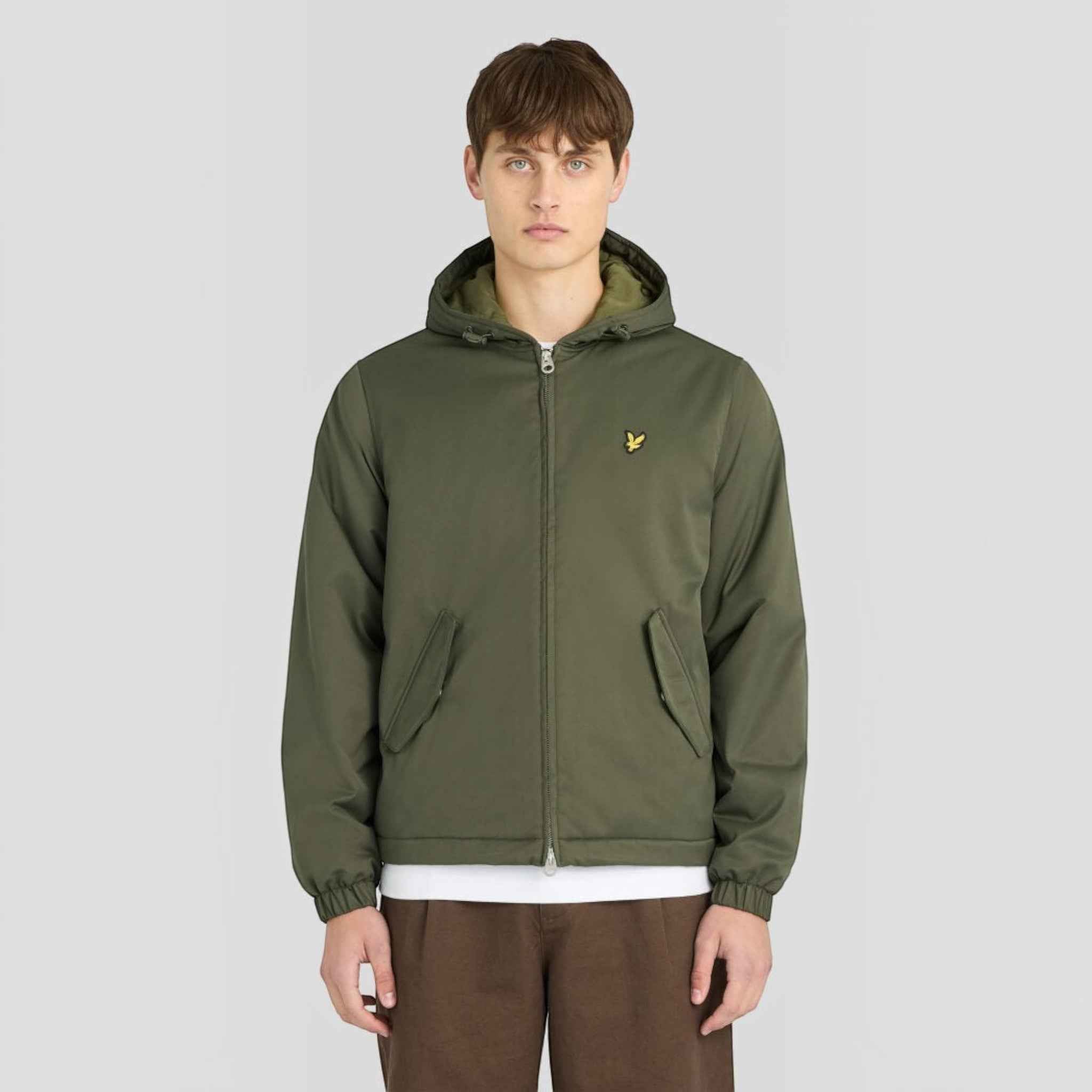 Lyle & Scott - Mens Padded Hooded Zip Through Jacket - Deep Depths - JK2514V X848 - Wildvine Clothing, Spalding, Lincolnshire