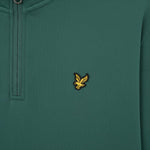 Lyle & Scott - Mens Loopback Quarter Zip Sweat - W130 Everglade - Wildvine Clothing, Spalding, Lincolnshire