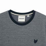 Lyle & Scott - Mens Pique Interlock T-Shirt - Chambray Blue X973 - Wildvine Clothing, Spalding, Lincolnshire