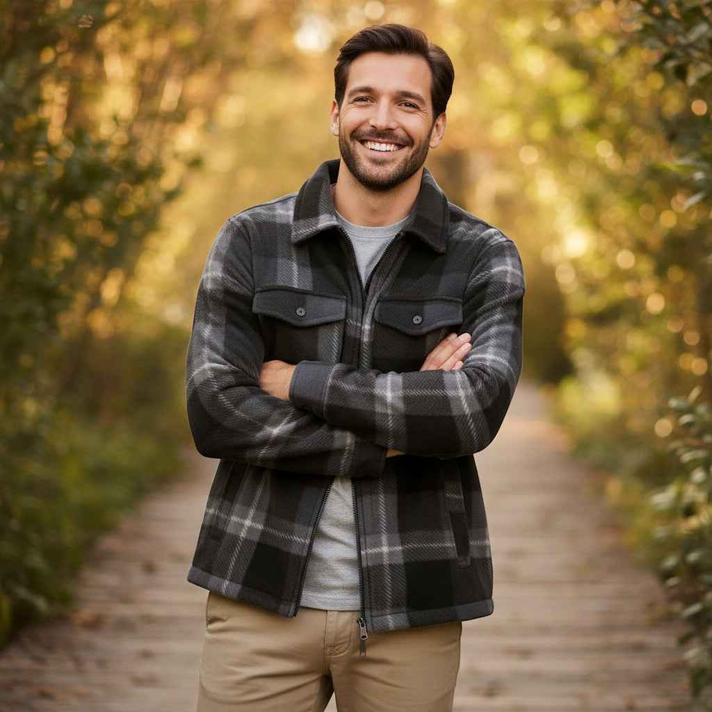 Jackdaw - Mens Ethan Jacket - Grey - Wildvine Clothing, Spalding, Lincolnshire