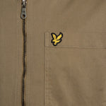 Lyle & Scott - Mens Enzyme Wash Zip Through Overshirt - Khaki Ash - LW2412V X569 - Wildvine Clothing, Spalding, Lincolnshire